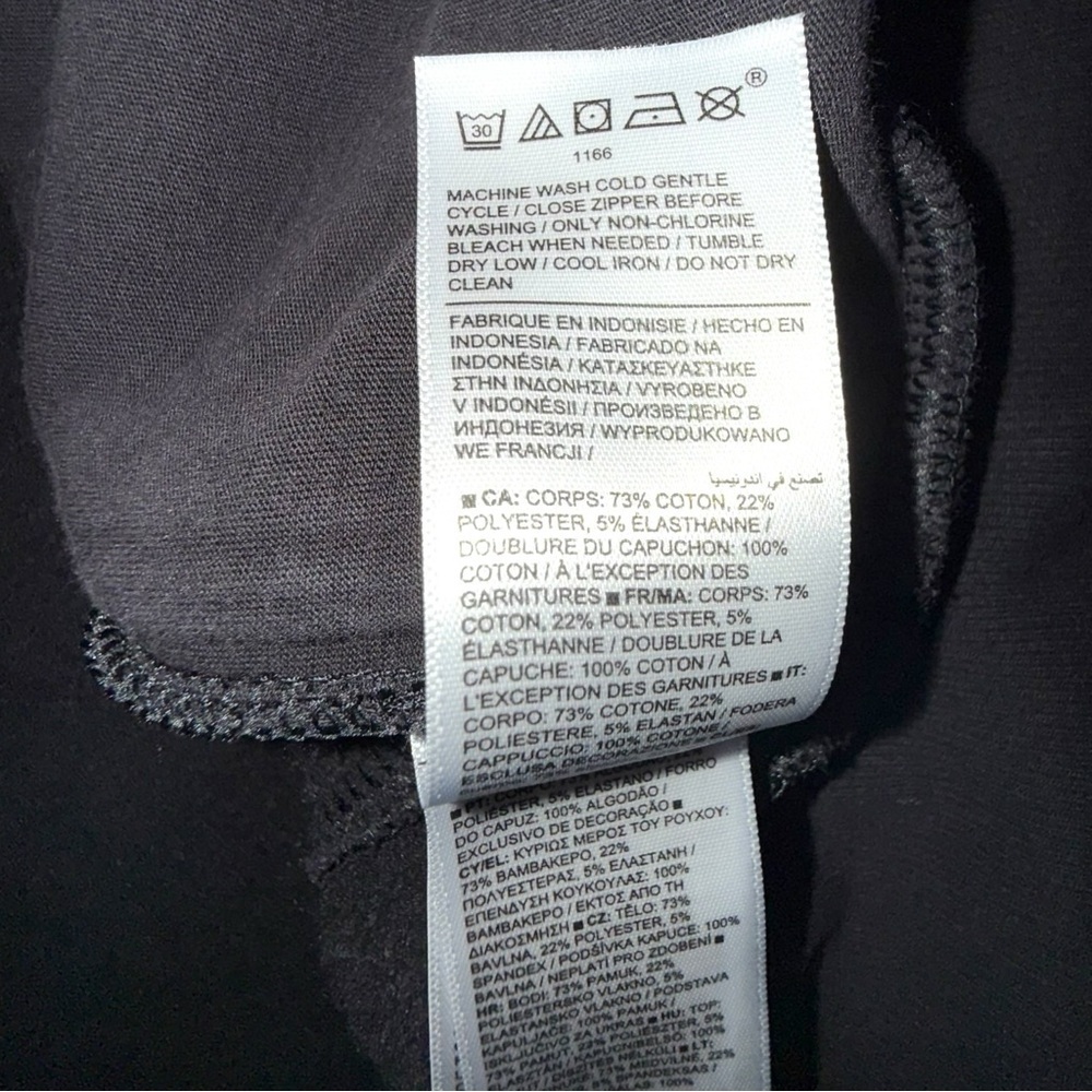 ATHLETA Retroplush Revive Hoodie Sweatshirt - 2X Black - Picture 9 of 14